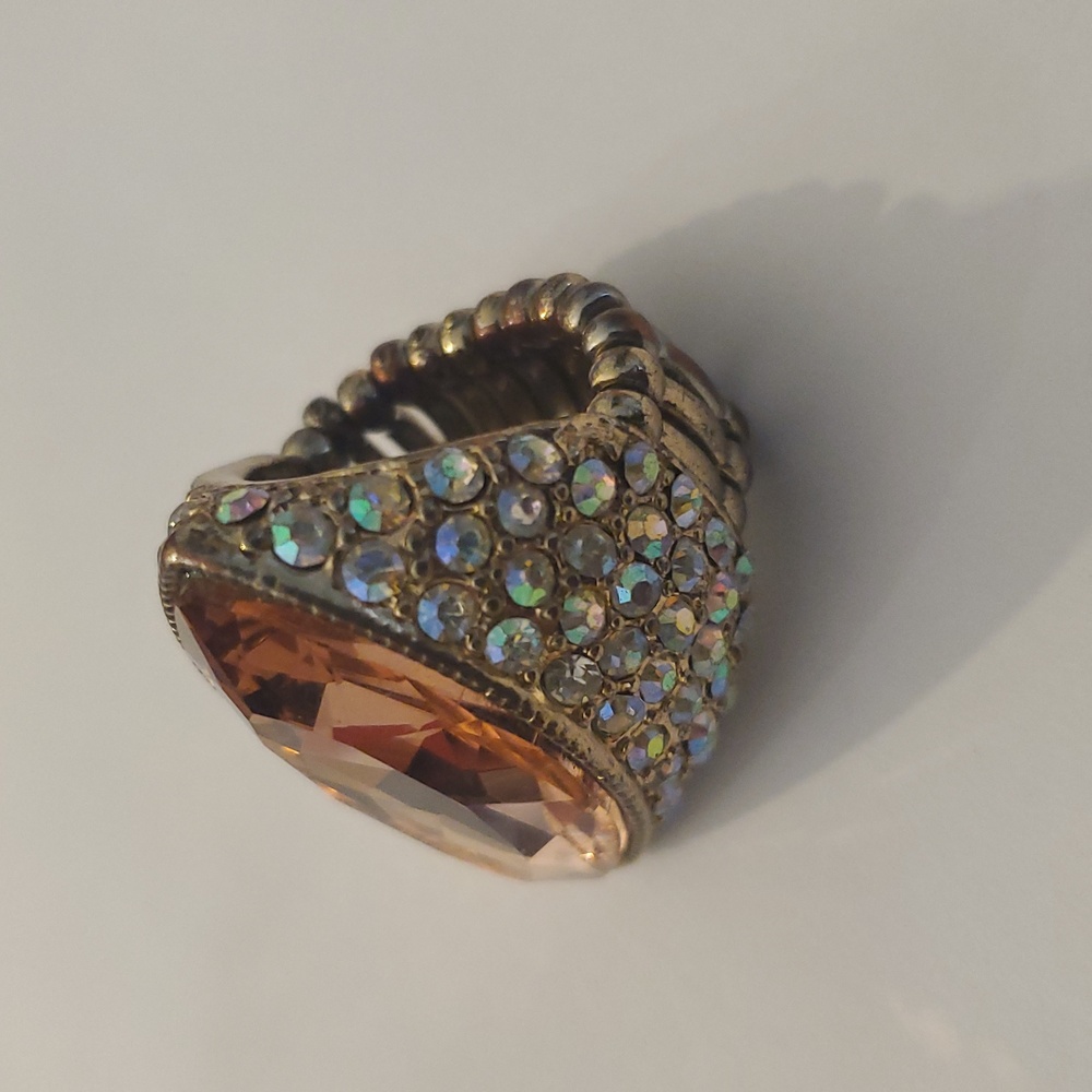 Pretty Ring With Pink Rhinestone! - Picture 5 of 6